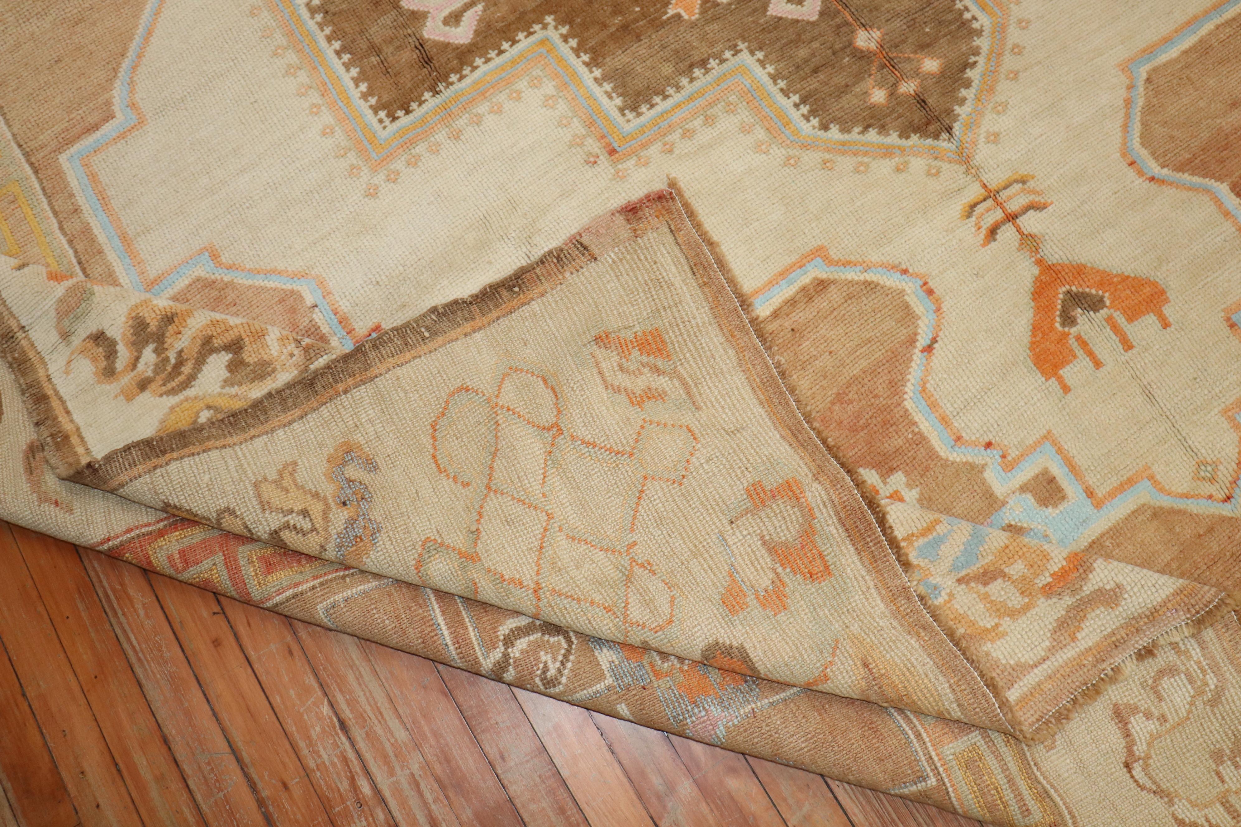 Zabihi Collection Türkisch Zimmer Größe Kars Quadrat 10 Fuß Teppich im Angebot 3