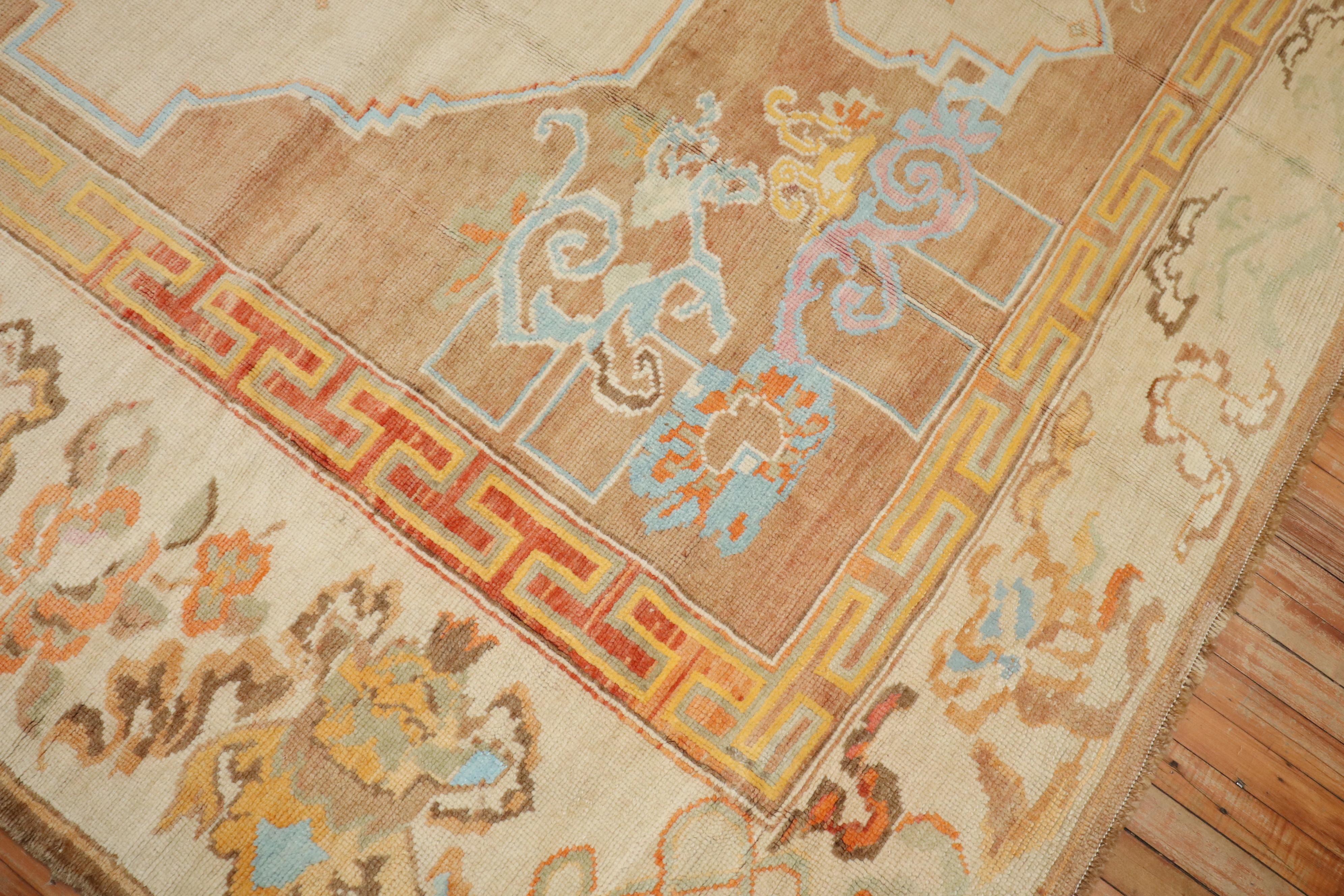 Zabihi Collection Türkisch Zimmer Größe Kars Quadrat 10 Fuß Teppich im Angebot 2