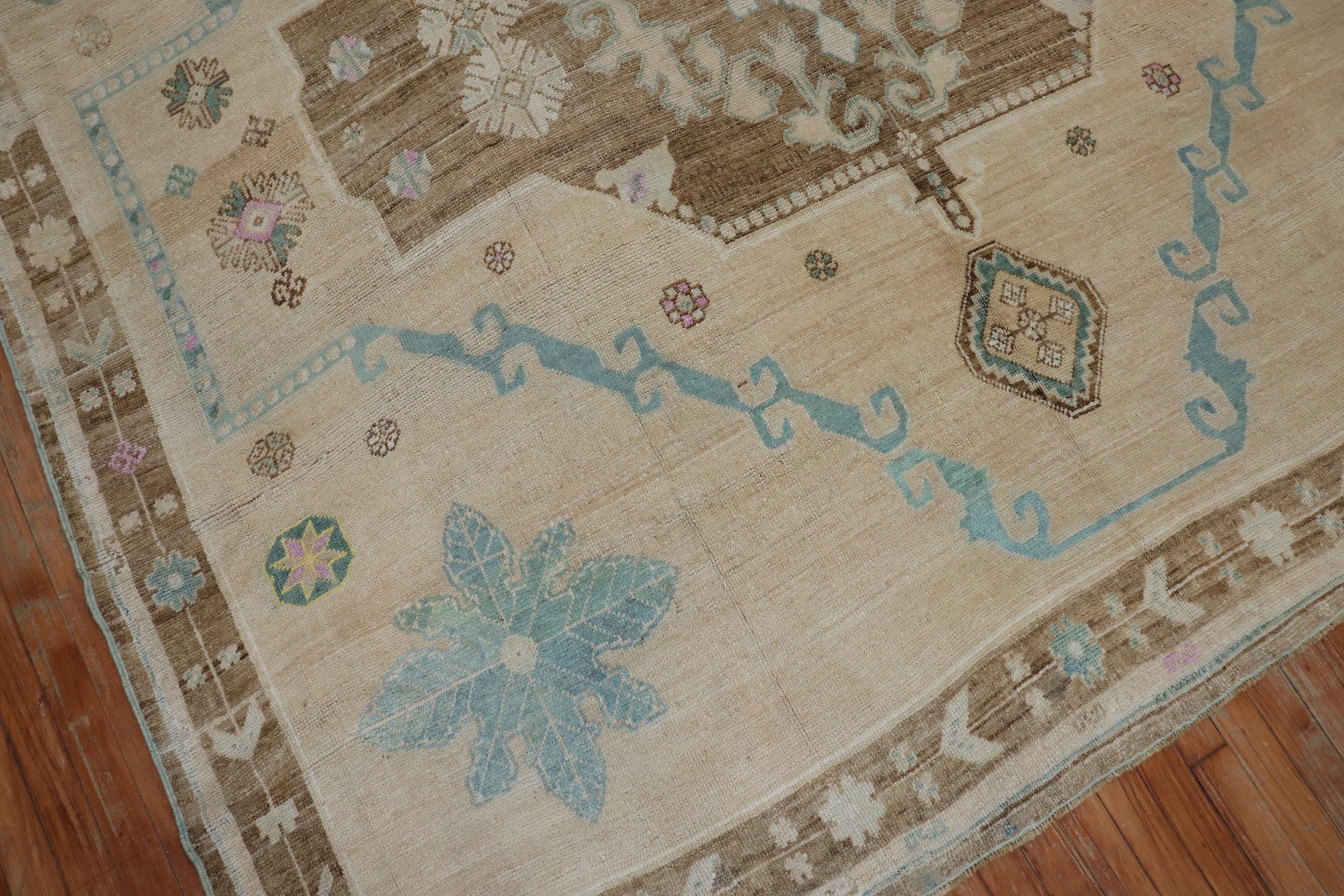 Turc Tapis carré turc vintage collection Zabihi en vente