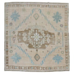 Zabihi Collection Turkish Square Vintage Rug