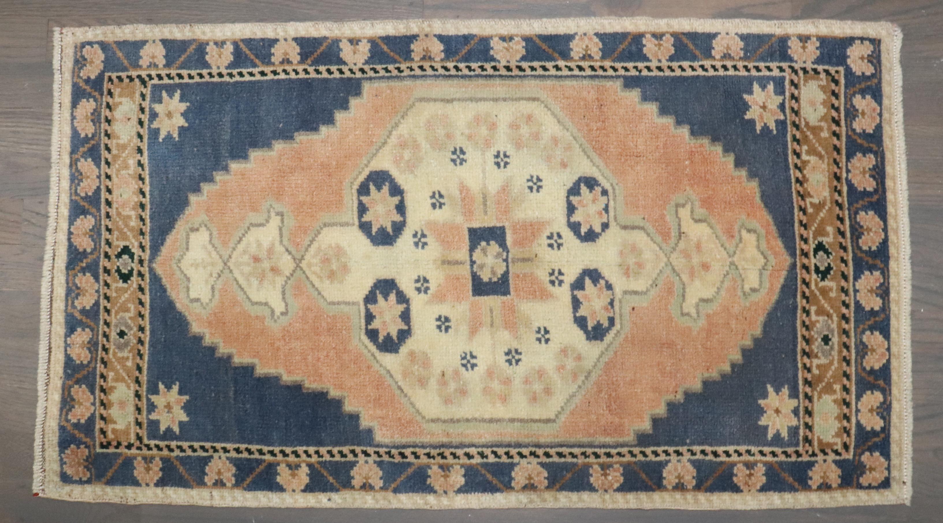 20th Century Zabihi Collection Turkish Yastik Rug For Sale