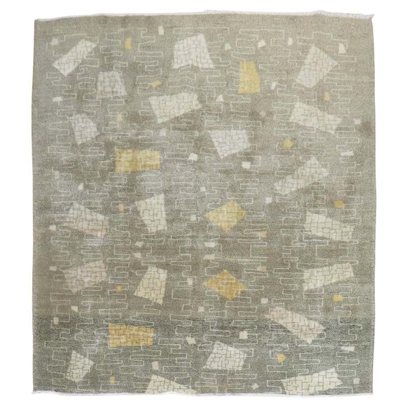 Infamous Turkish Deco Zeki Muren Rug For Sale at 1stDibs