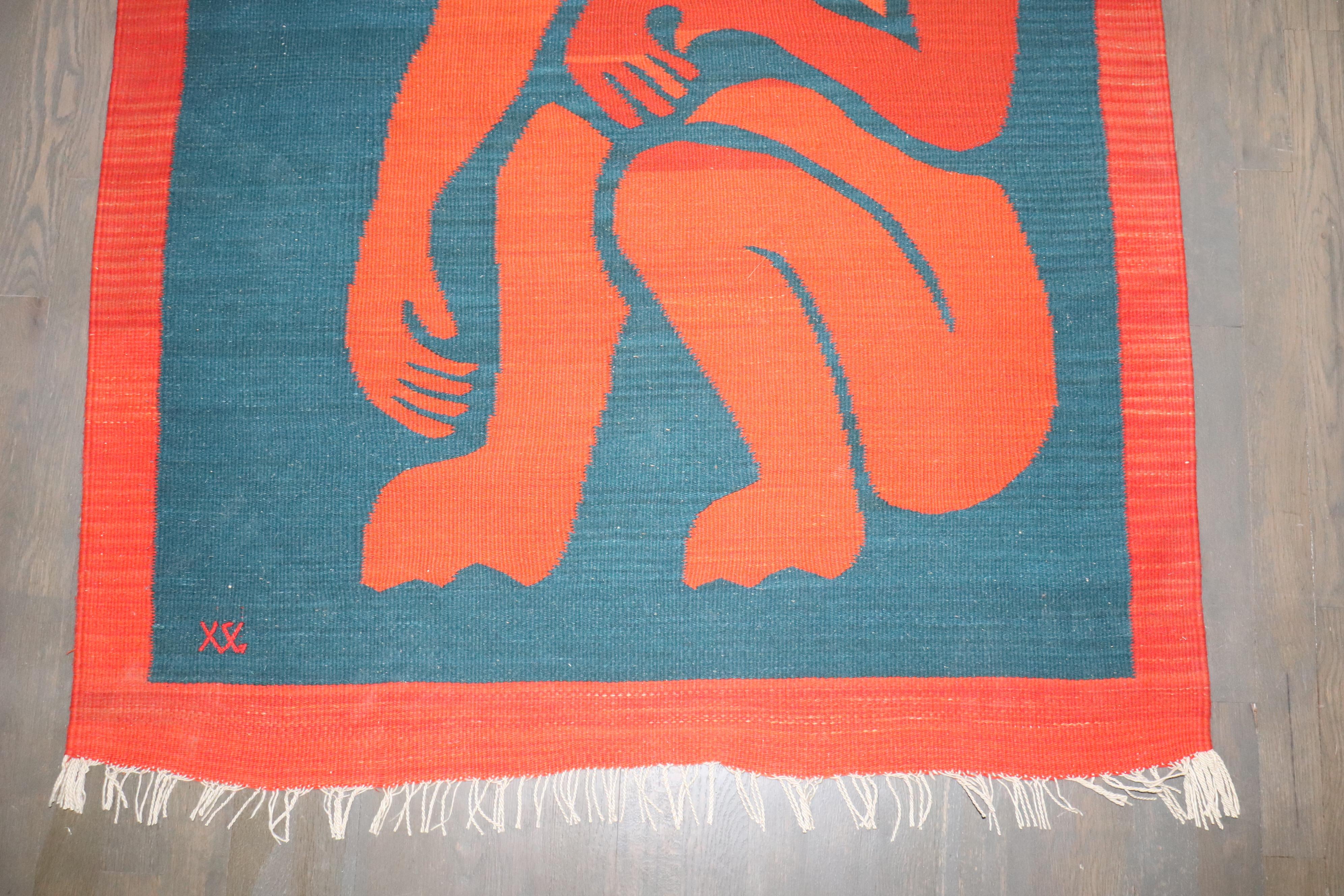 Central American Zabihi Collection Unusual Latin American Zapotec Tapestry For Sale