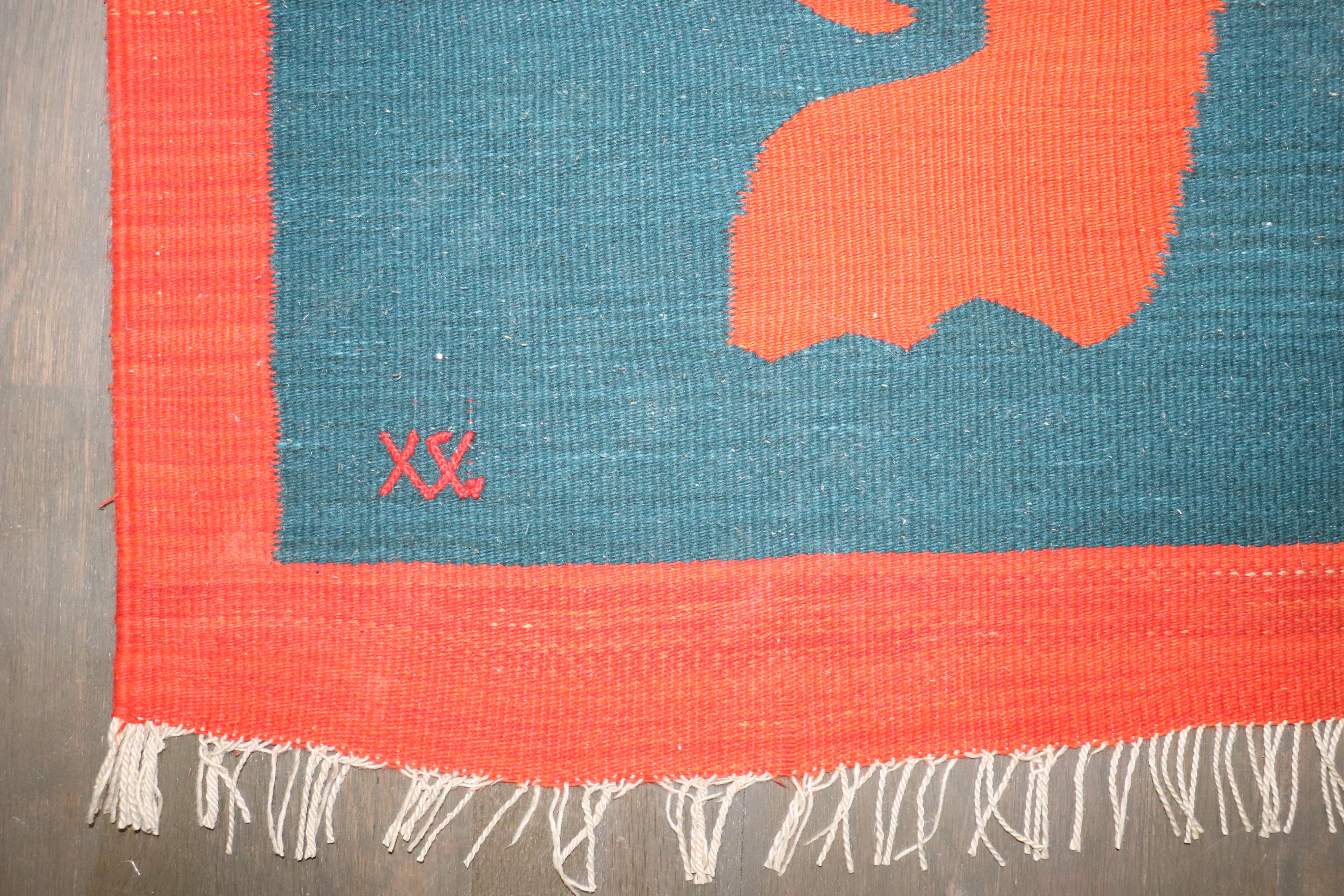 Zabihi Collection Unusual Latin American Zapotec Tapestry In Good Condition For Sale In New York, NY