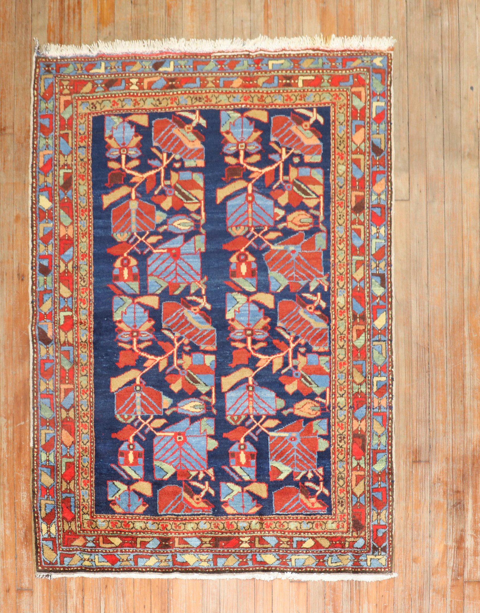A 2nd quarter of the 20th century Northwest Persia Rug in cheerful colors.

Size 4' x 5' 6