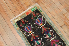 Zabihi Collection Vintage Anatolian Turkish Mini Rug