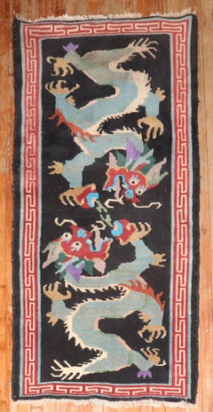 Zabihi Collection Vintage Dragon Rug