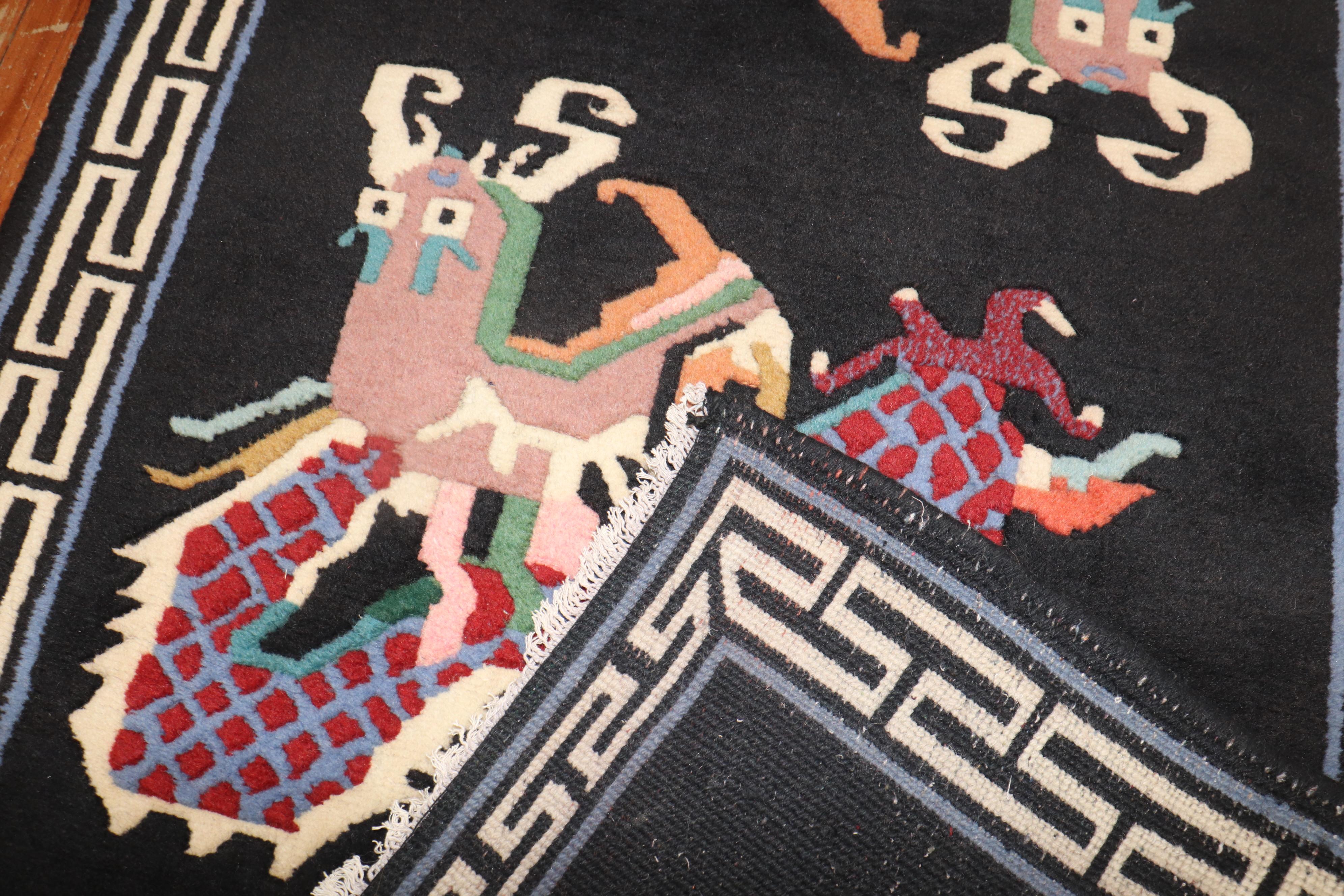 Tang Collection Vintage By By - Tapis Zabihi Collection Vintage Dragon en vente
