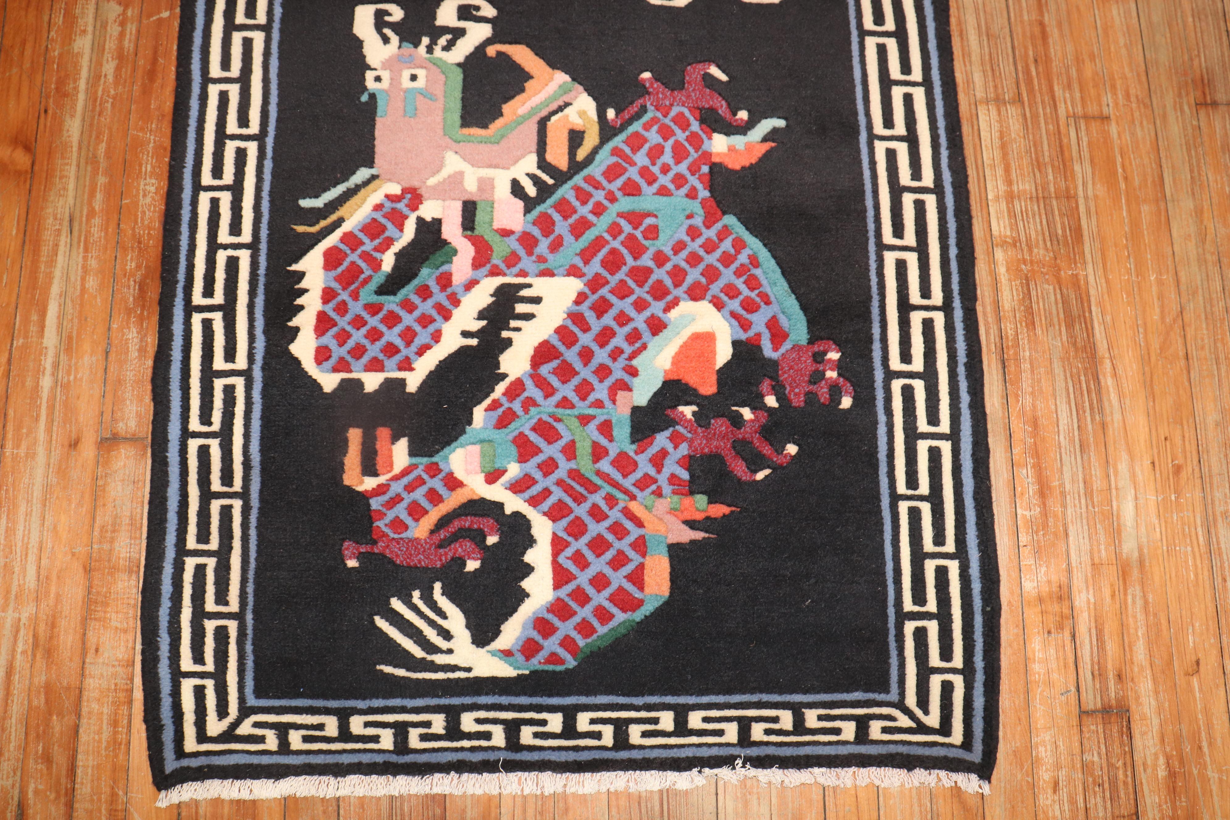 Tibétain Collection Vintage By By - Tapis Zabihi Collection Vintage Dragon en vente
