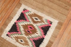 Alfombra de mohair ecuatoriana vintage de la colección Zabihi, 2'3'' x 3'10''