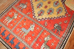 Zabihi Collection Vintage Horse Moroccan Rug