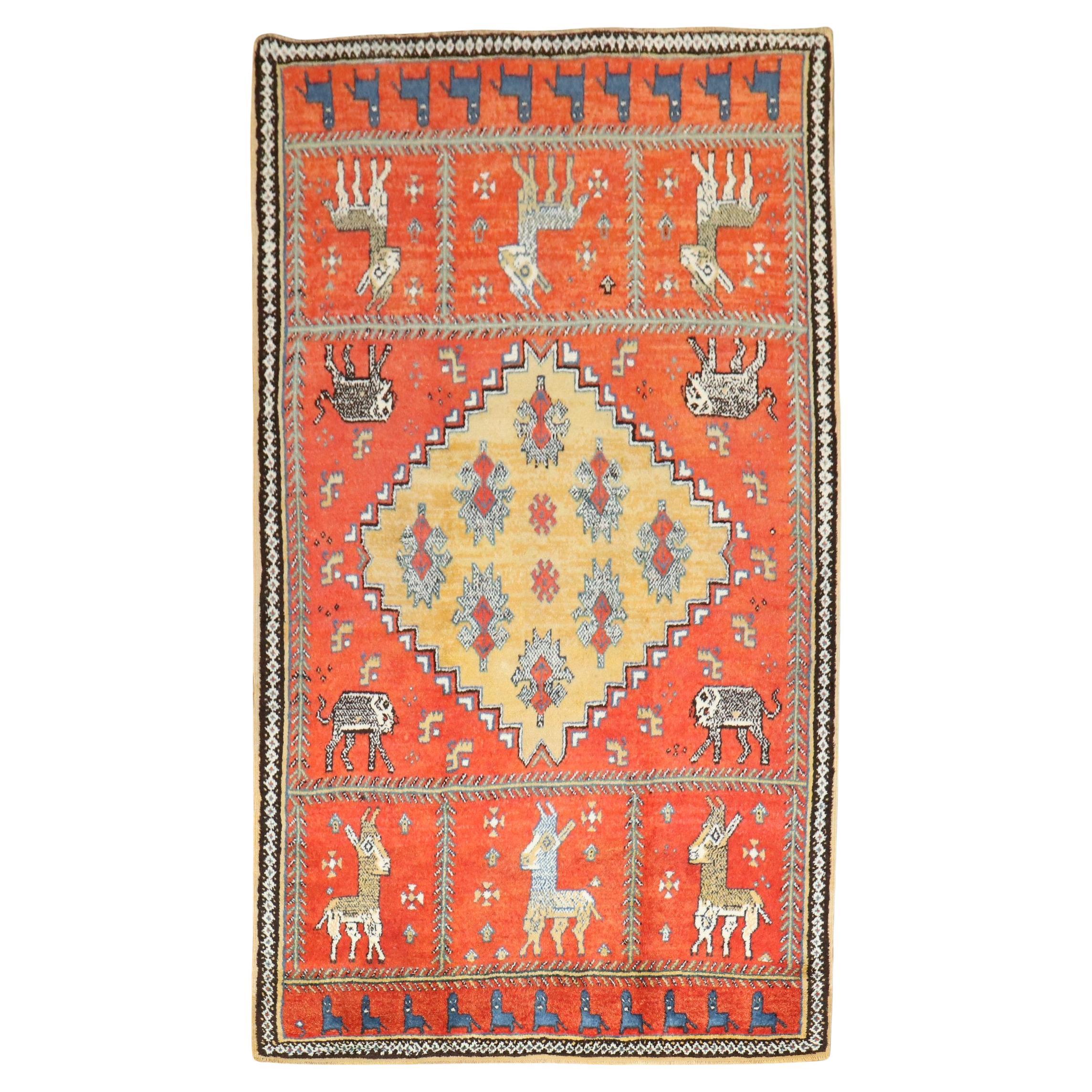 Alfombra marroquí Caballo Vintage Colección Zabihi