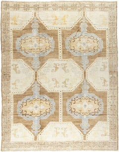Zabihi Collection Vintage Inspired Turkish Kars Rug
