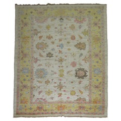 Zabihi Kollektion Vintage inspirierter türkischer Oushak-Teppich