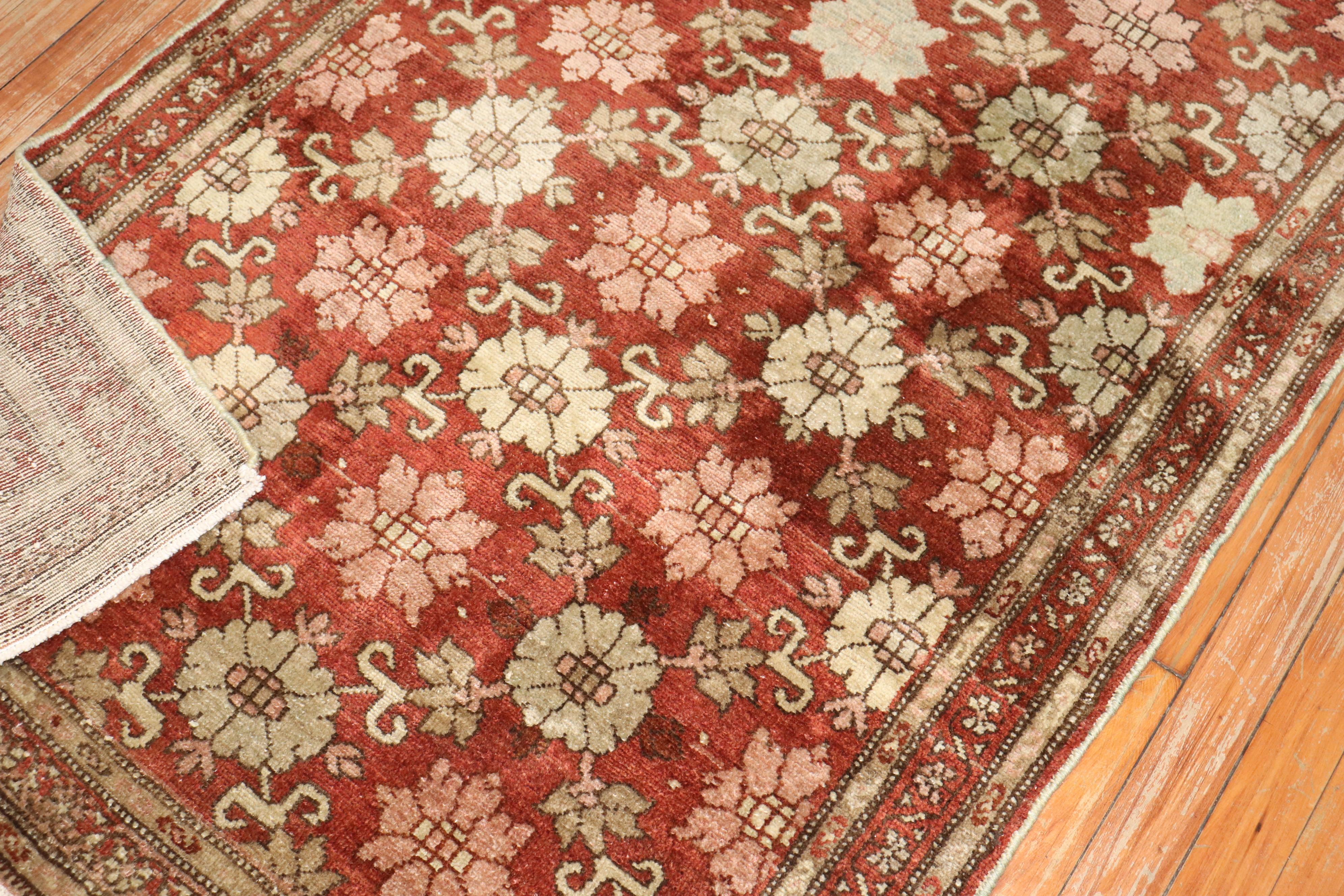 20th Century Zabihi Collection Vintage Malayer Runner For Sale