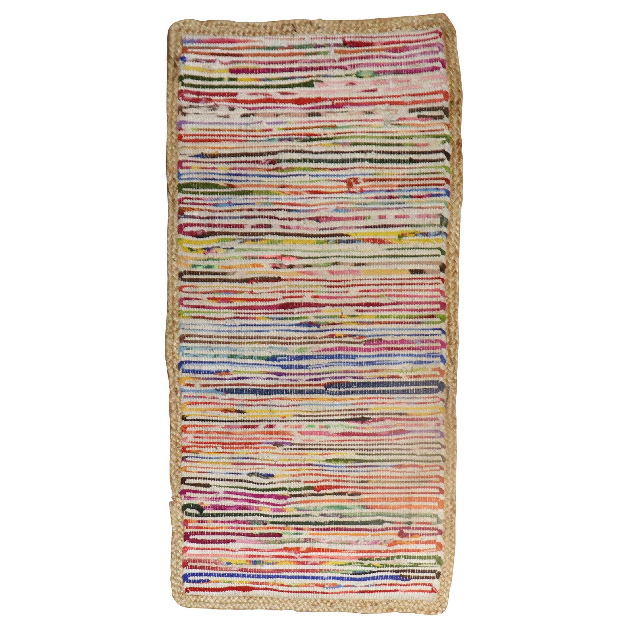 Mini- Rag-Teppich der Zabihi-Kollektion im Angebot