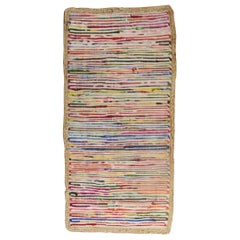 Zabihi Collection Vintage Mini Size Rag Rug
