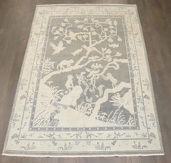 Zabihi Collection Vintage Monkey Pictorial Chinese Rug, 6' x 8'8''