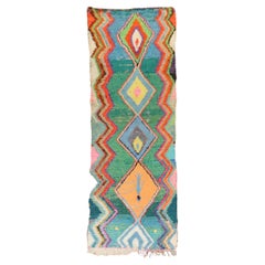 Tapis de couloir marocain vintage Zabihi Collection