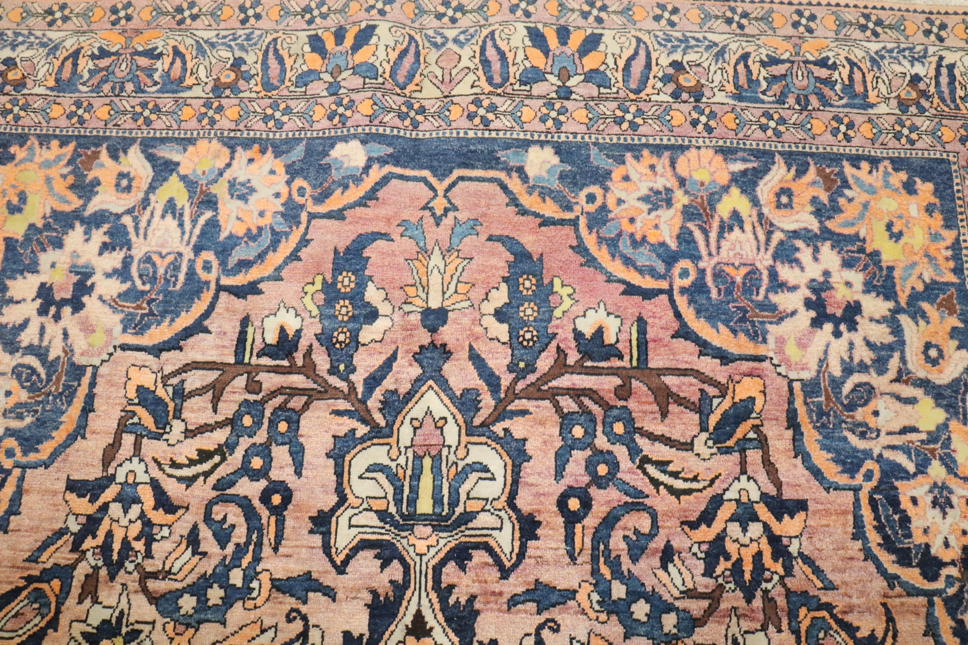 Zabihi Kollektion Vintage Persischer Bakhtiari Teppich (Wolle) im Angebot