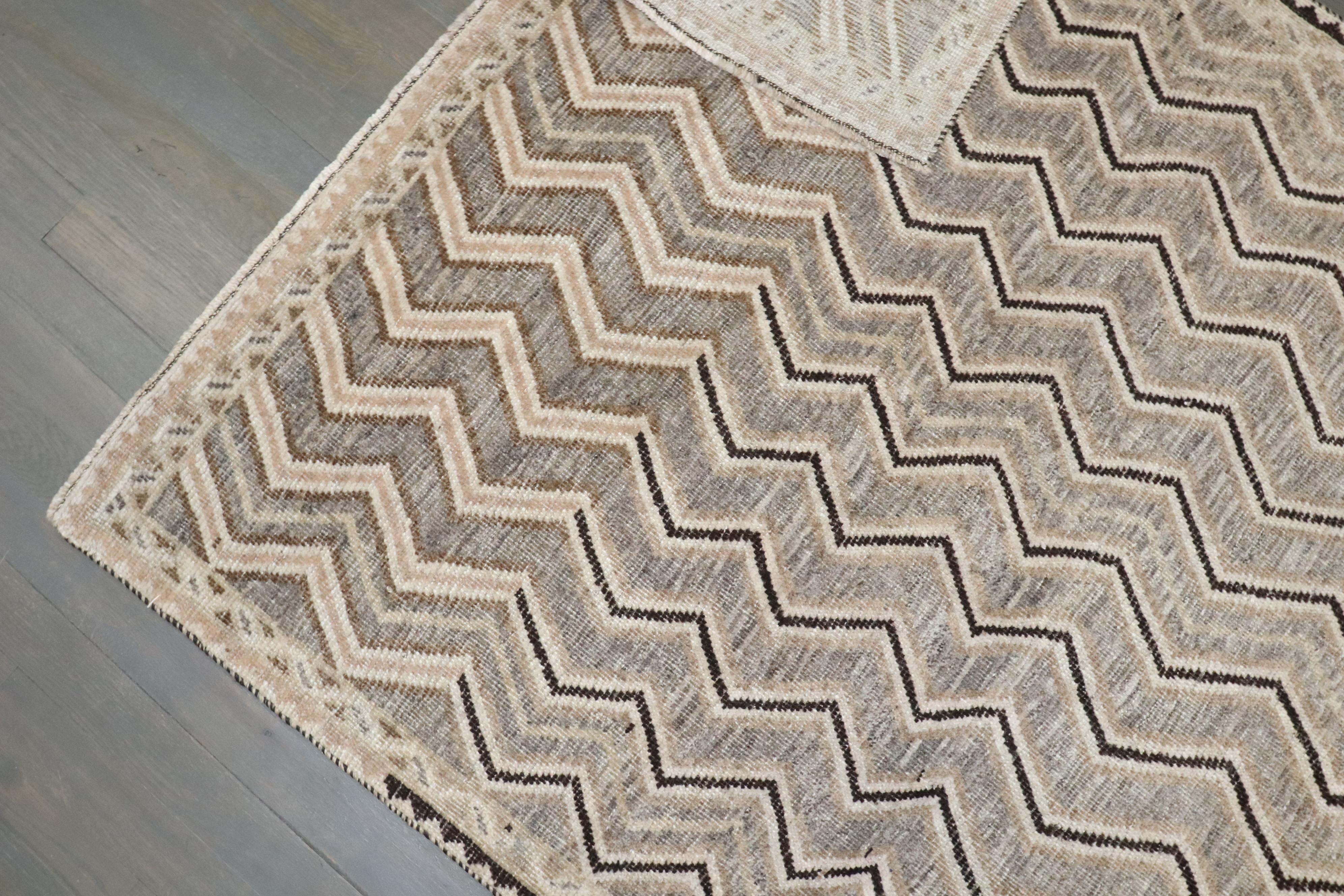 Laine Tapis persan Gabbeh vintage de la collection Zabihi en vente