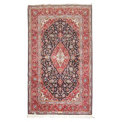 Zabihi Collection Vintage Persischer Kashan Teppich