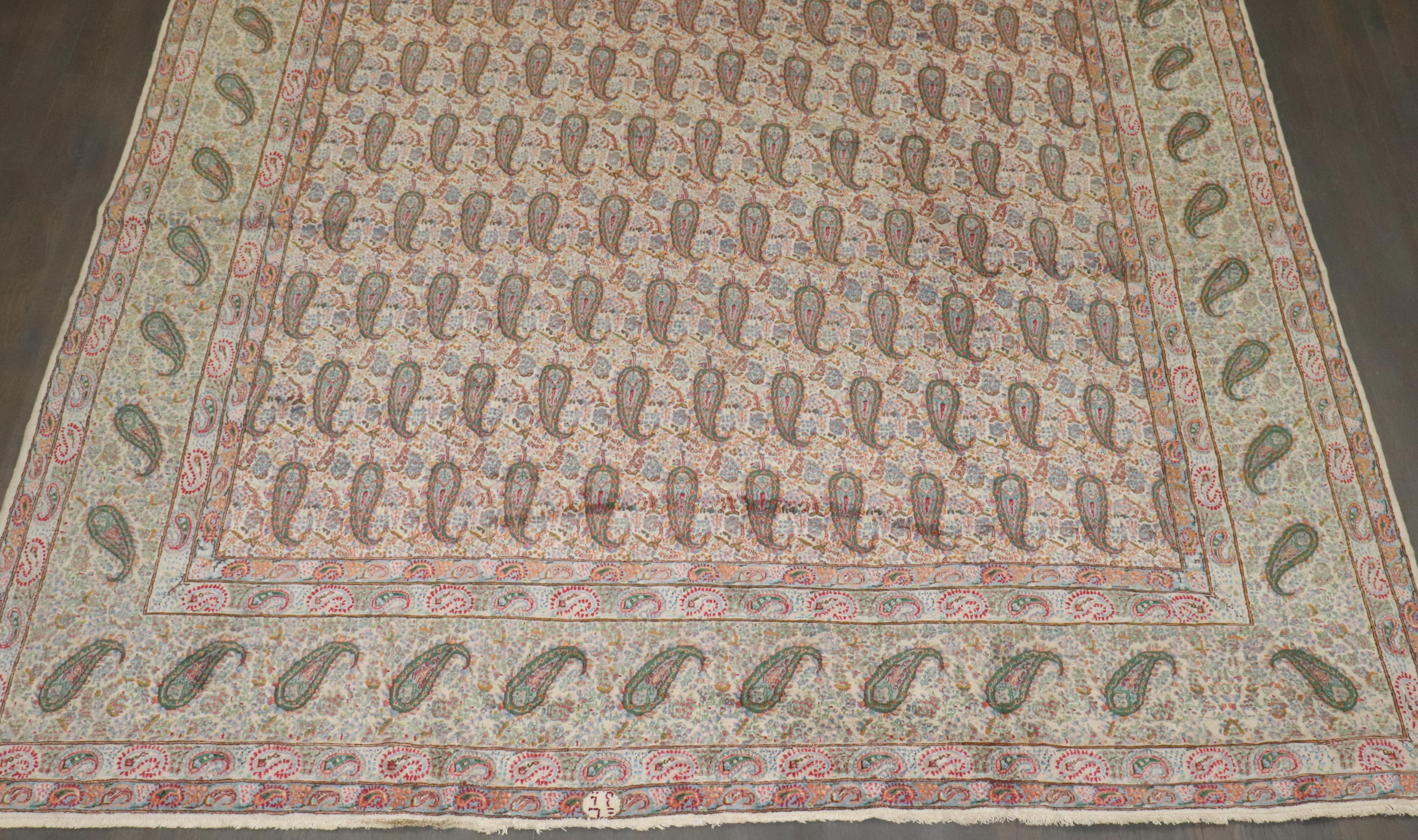 Zabihi Collection Vintage Persian Khorassan Rug For Sale 4