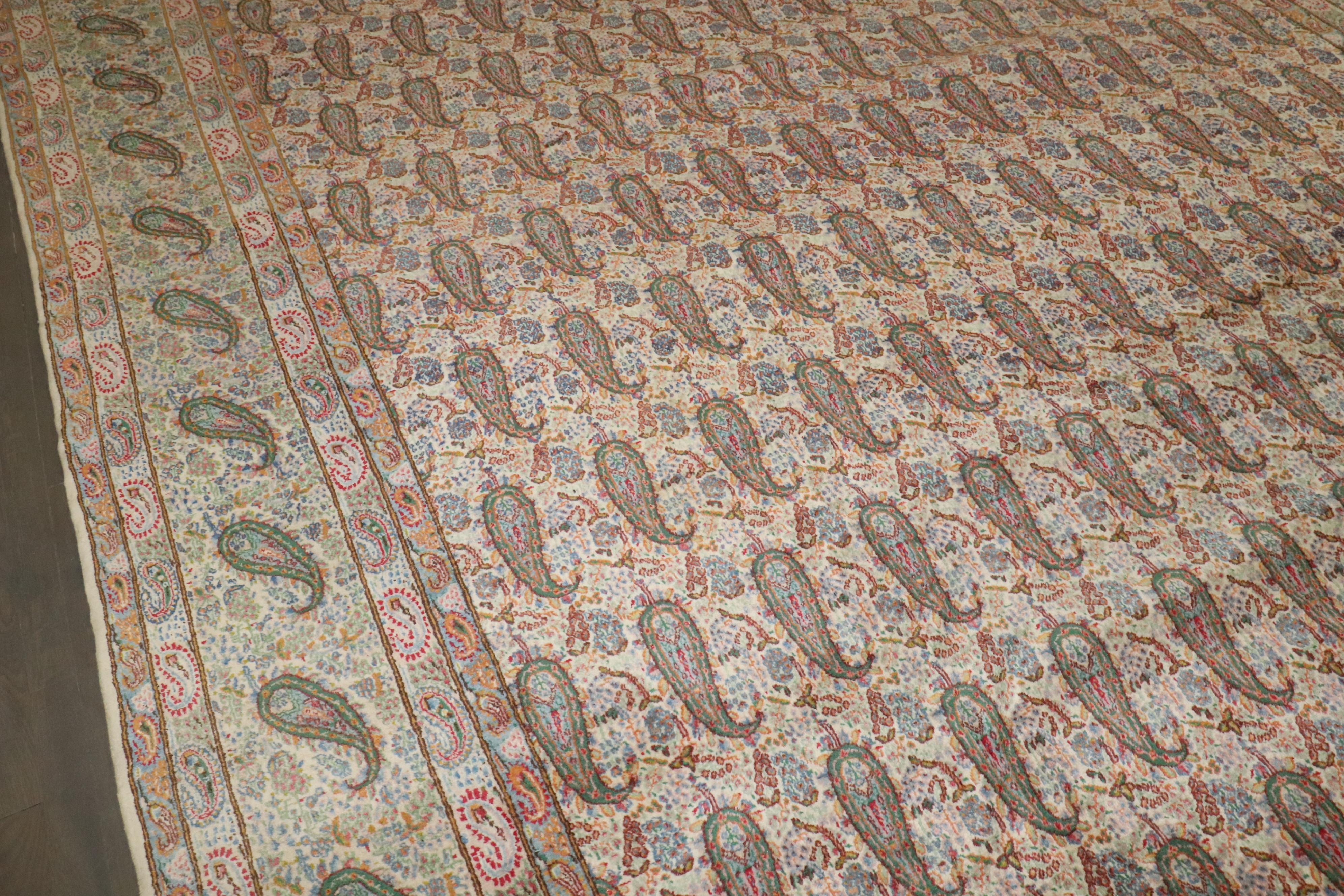 Zabihi Collection Vintage Persian Khorassan Rug For Sale 8