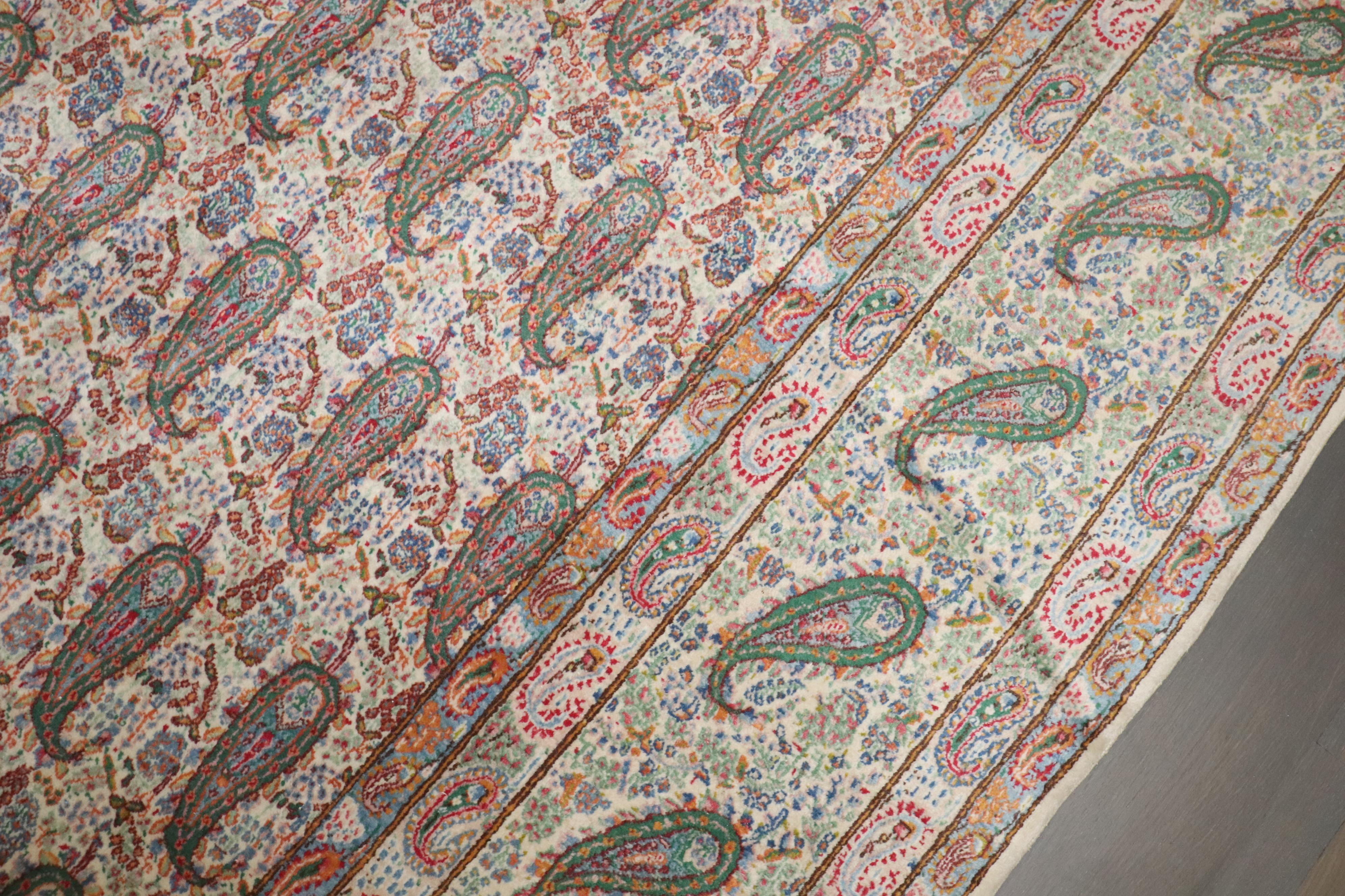 Zabihi Collection Vintage Persian Khorassan Rug In Good Condition For Sale In New York, NY