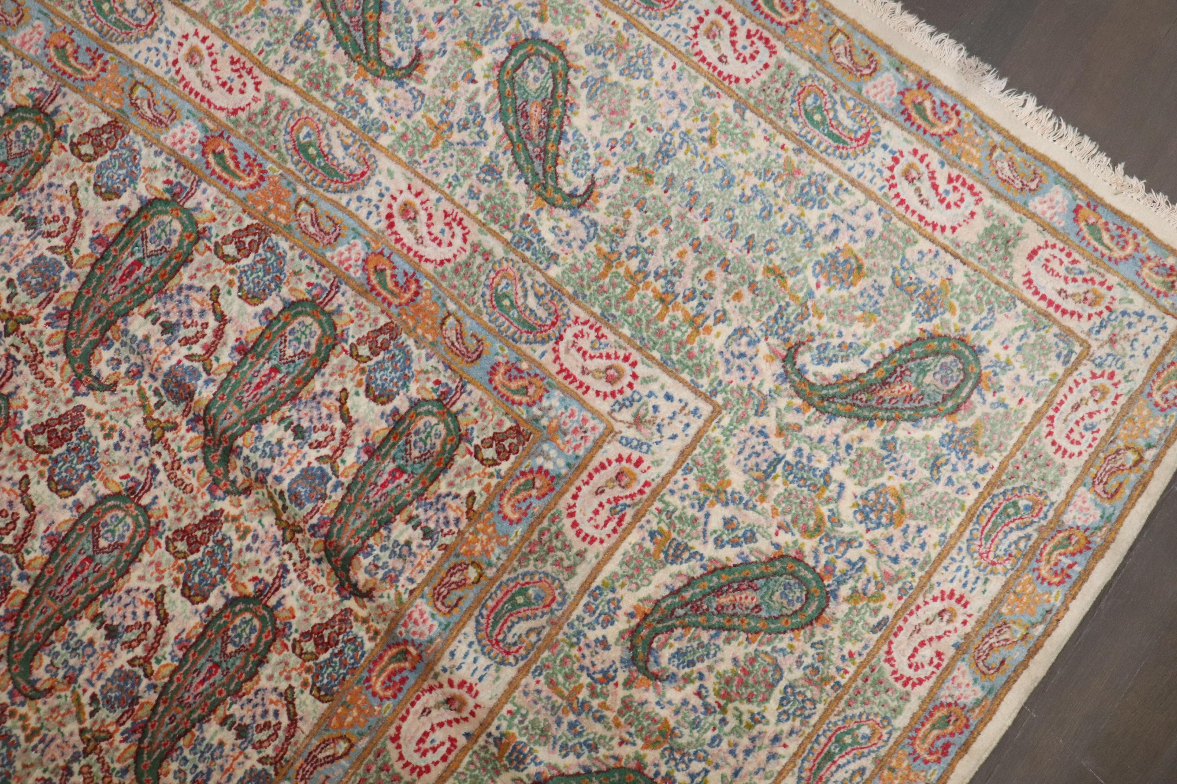 20th Century Zabihi Collection Vintage Persian Khorassan Rug For Sale