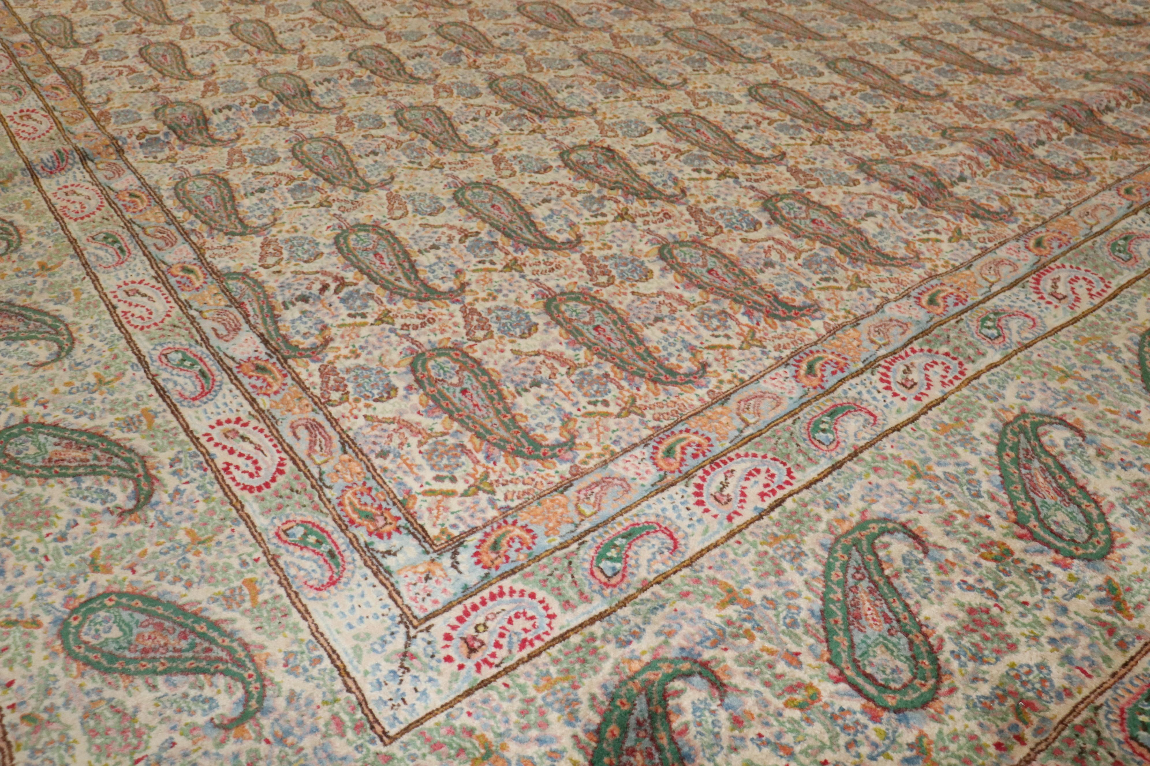 Zabihi Collection Vintage Persian Khorassan Rug For Sale 1