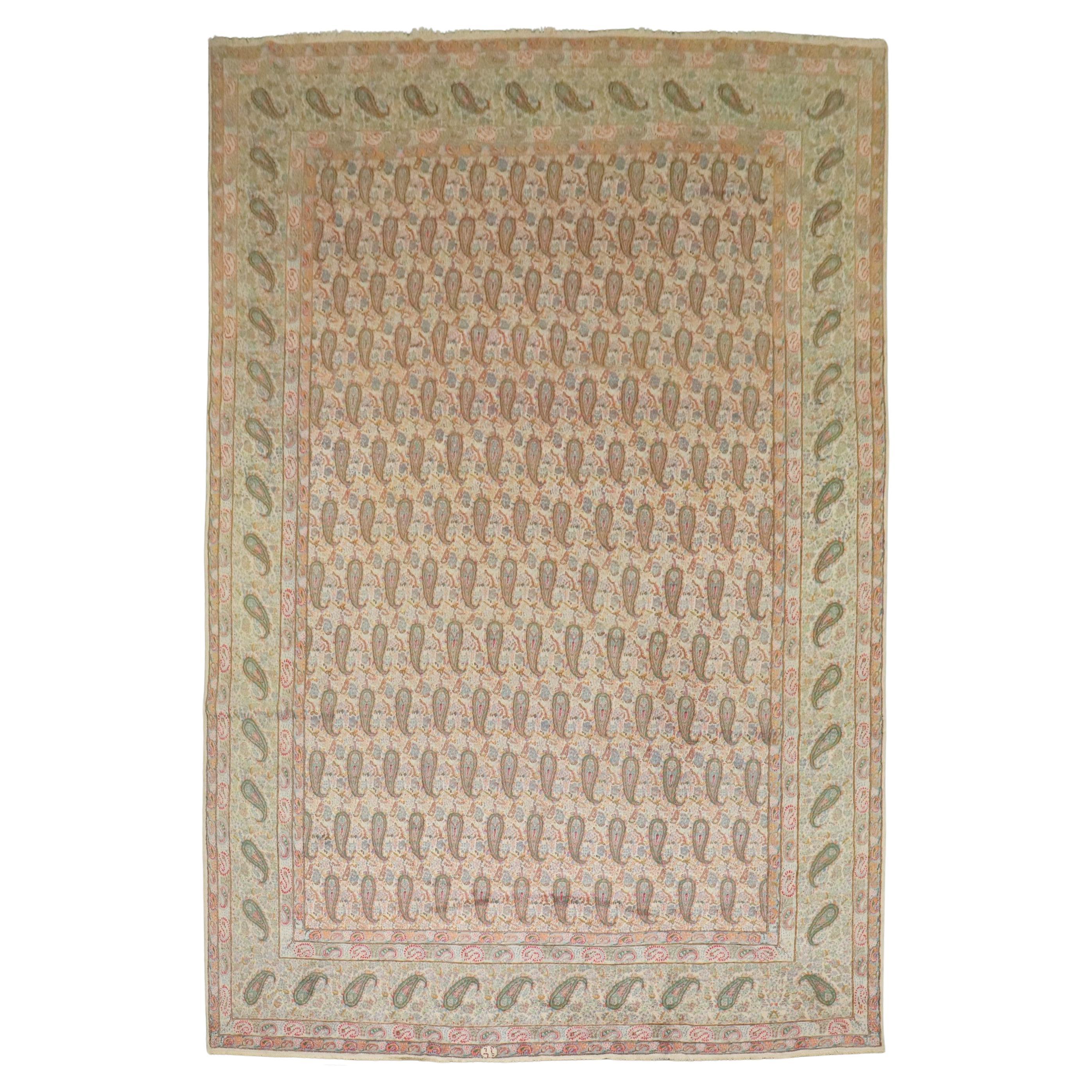 Zabihi Collection Vintage Persian Khorassan Rug