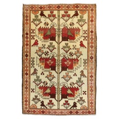 Zabihi Collection Vintage Persian Pictorial Rug