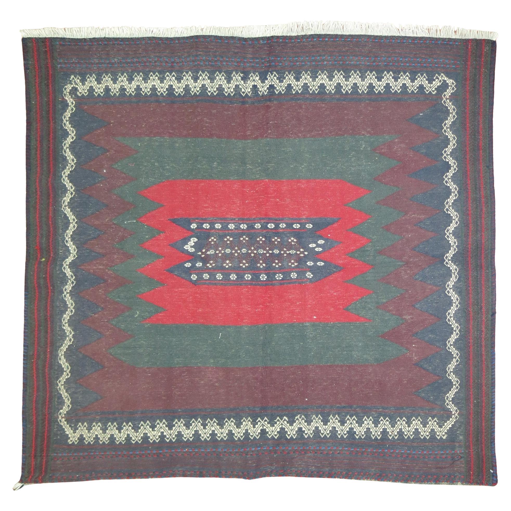 Zabihi Collection Vintage Persian Sofreh Kilim