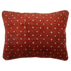 Zabihi Collection Vintage Red Turkish Rug Pillow