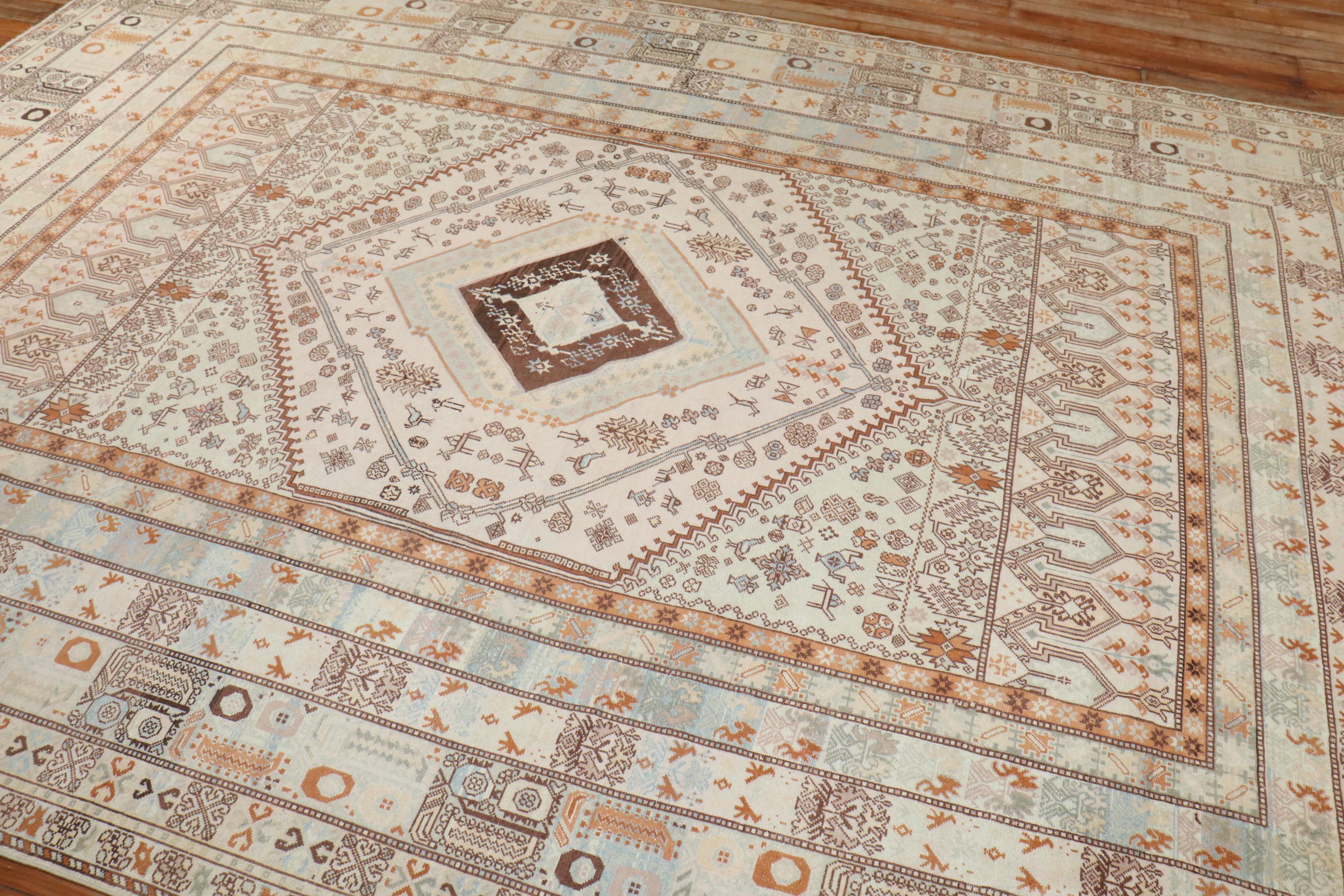 Zabihi Collection Vintage Raumgröße Marokkanischer Teppich im Angebot 3