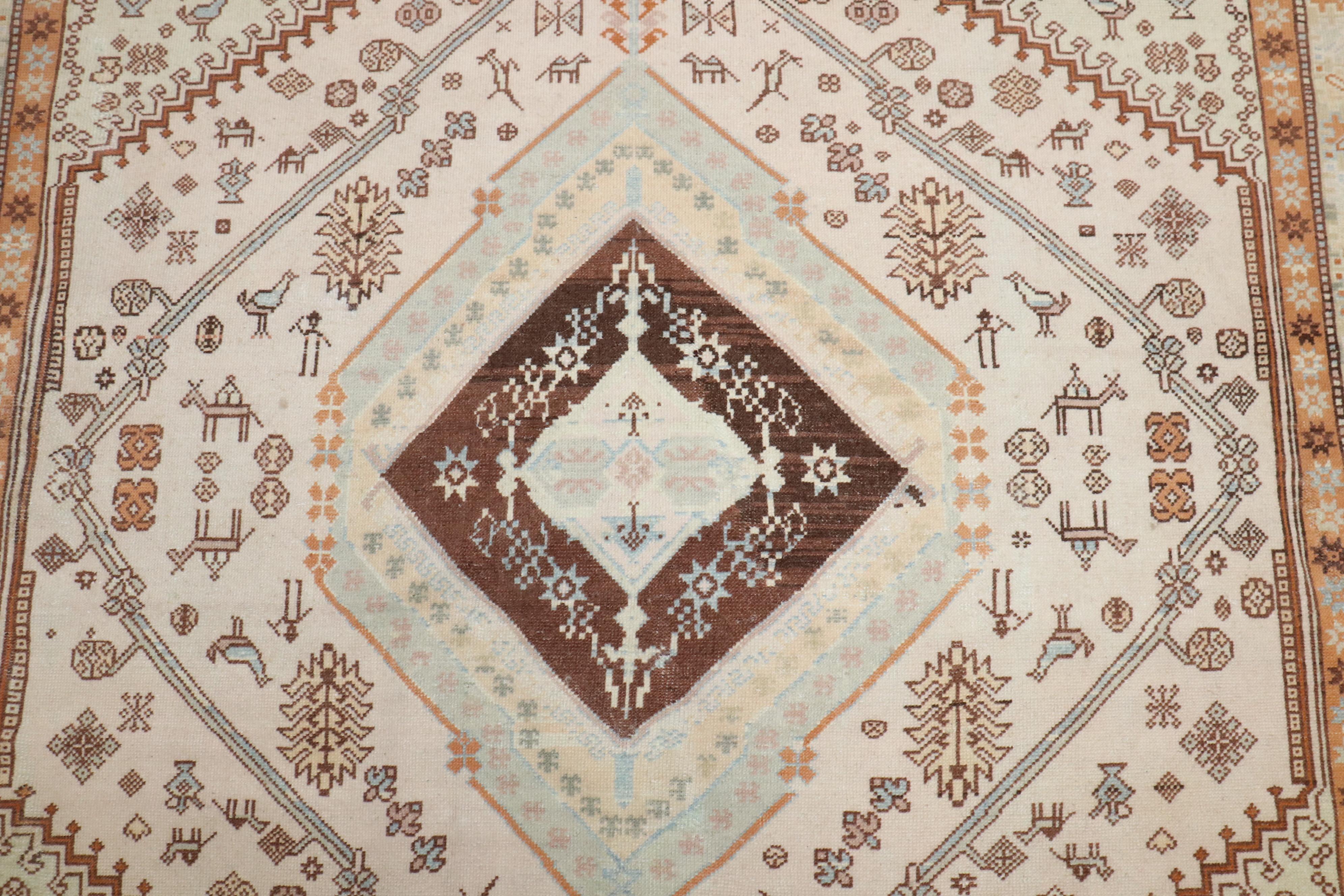 Zabihi Collection Vintage Raumgröße Marokkanischer Teppich im Angebot 4