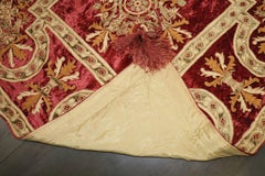 Zabihi Collection Vintage Russian Velvet Embroidered Textile