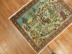 Zabihi Collection Vintage Tabriz Bildteppich