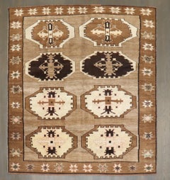Zabihi Collection Vintage Tribal Square Size Rug