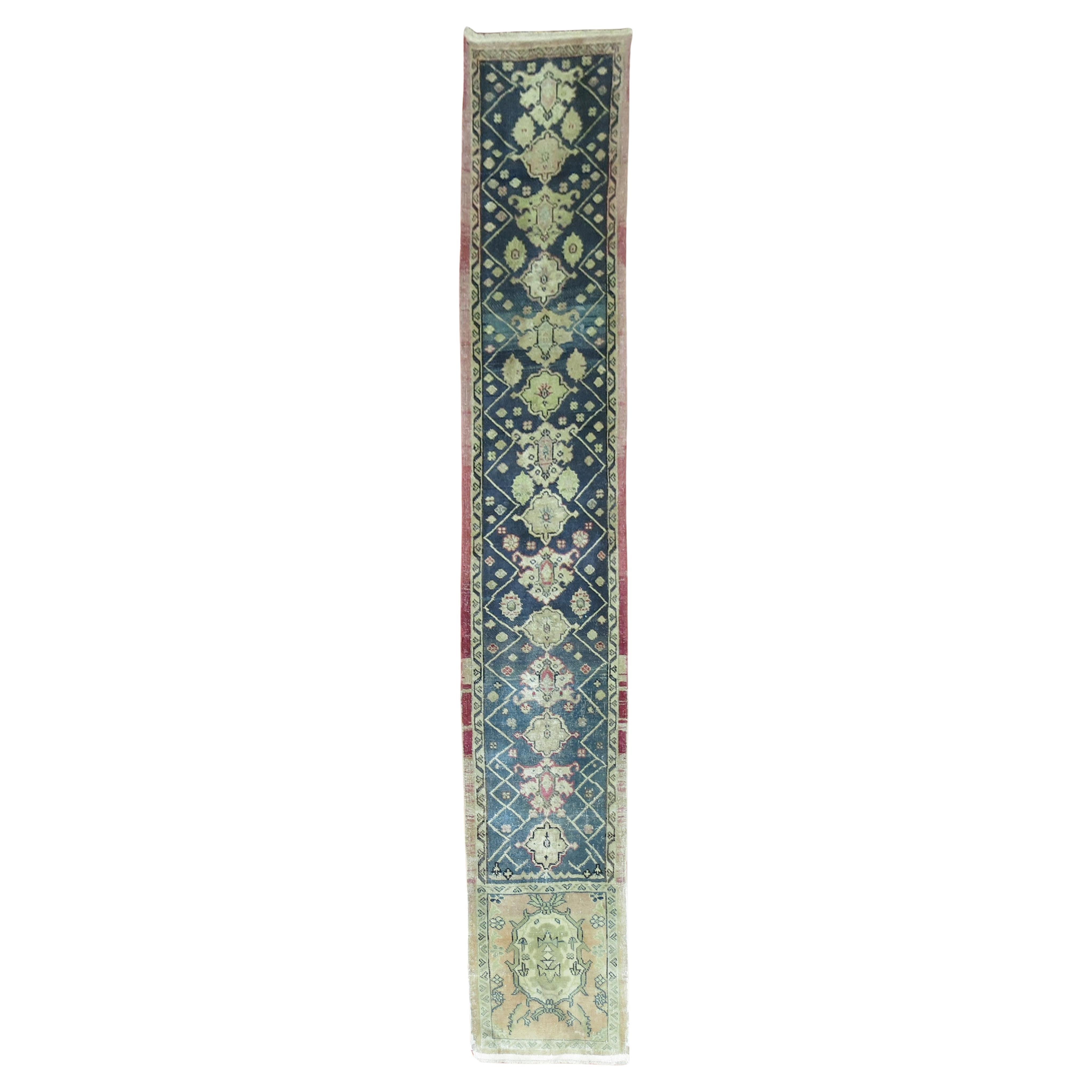 Zabihi Kollektion Vintage Türkischer Anatolischer eklektischer Läufer