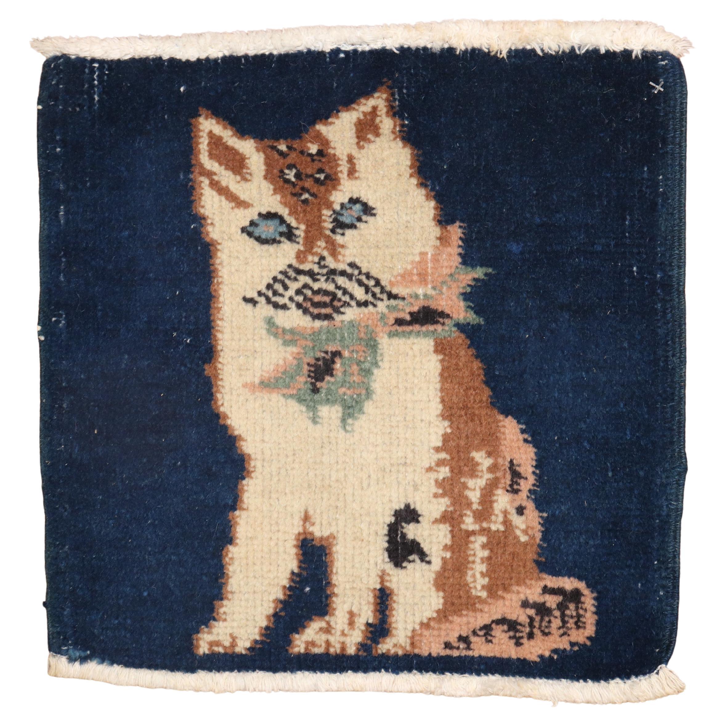 Collection S Vintage By Anatolian Mini Cat Rug (tapis de chat)