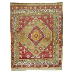 Zabihi Collection Vintage Turkish Anatolian Rug, 4'7'' x 5'5''