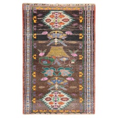 Zabihi Kollektion Vintage Türkischer Anatolischer kleiner Teppich