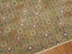 Zabihi Collection Vintage Turkish Deco Rug