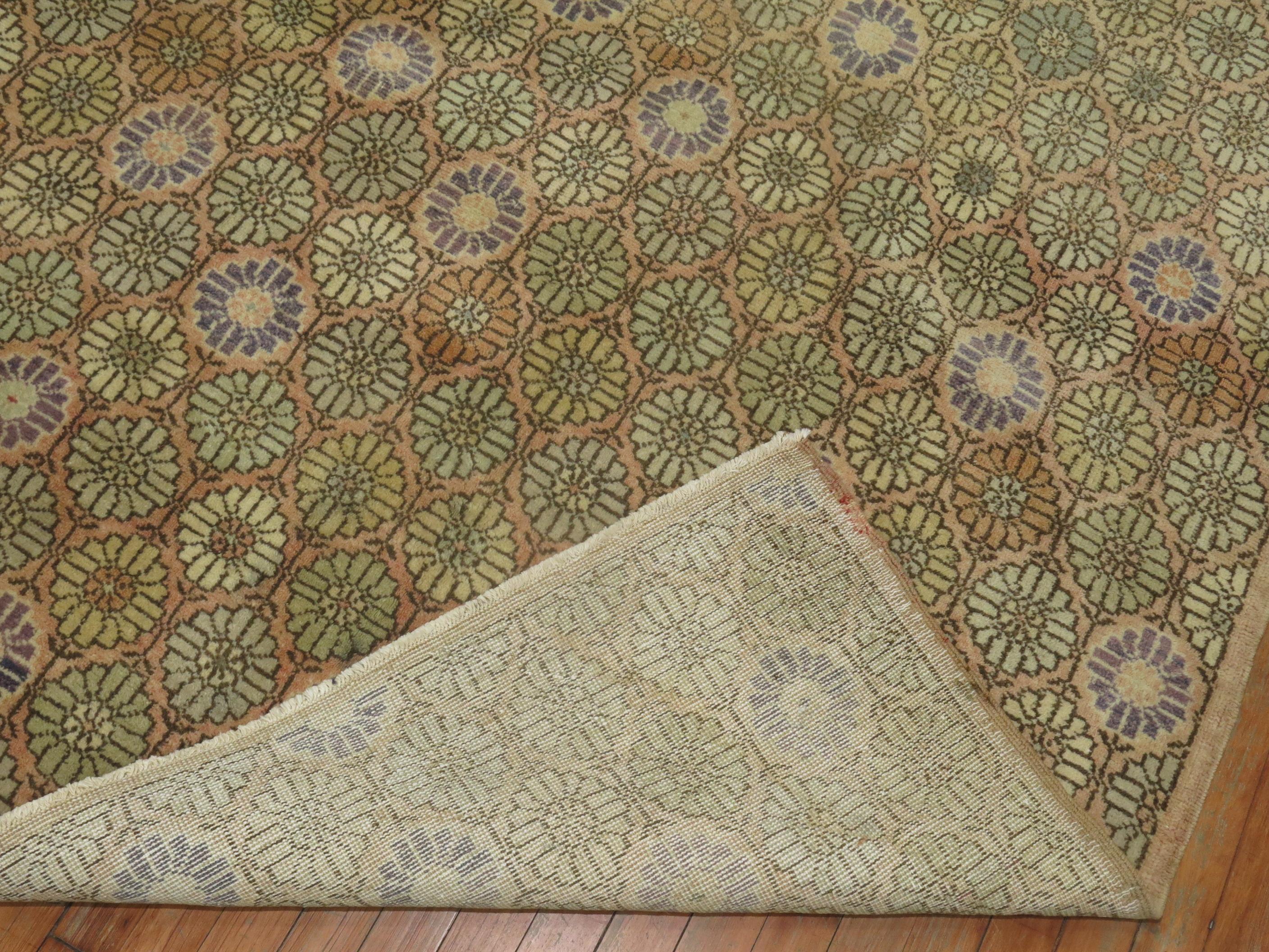 Zabihi Collection'S Vintage Türkischer Deko-Teppich (20. Jahrhundert) im Angebot