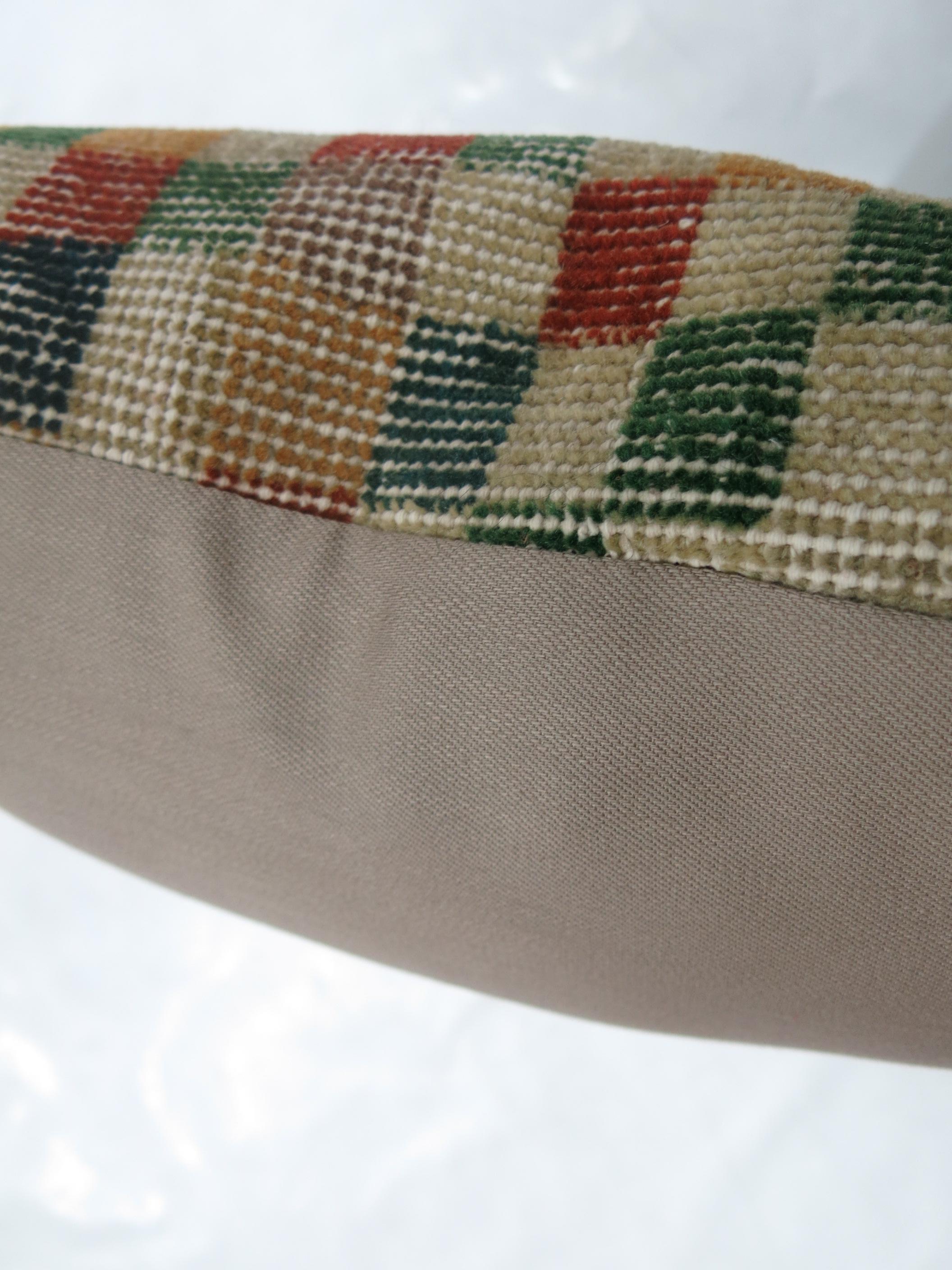 Mid-Century Modern Coussin de tapisserie déco turque vintage de la collection Zabihi