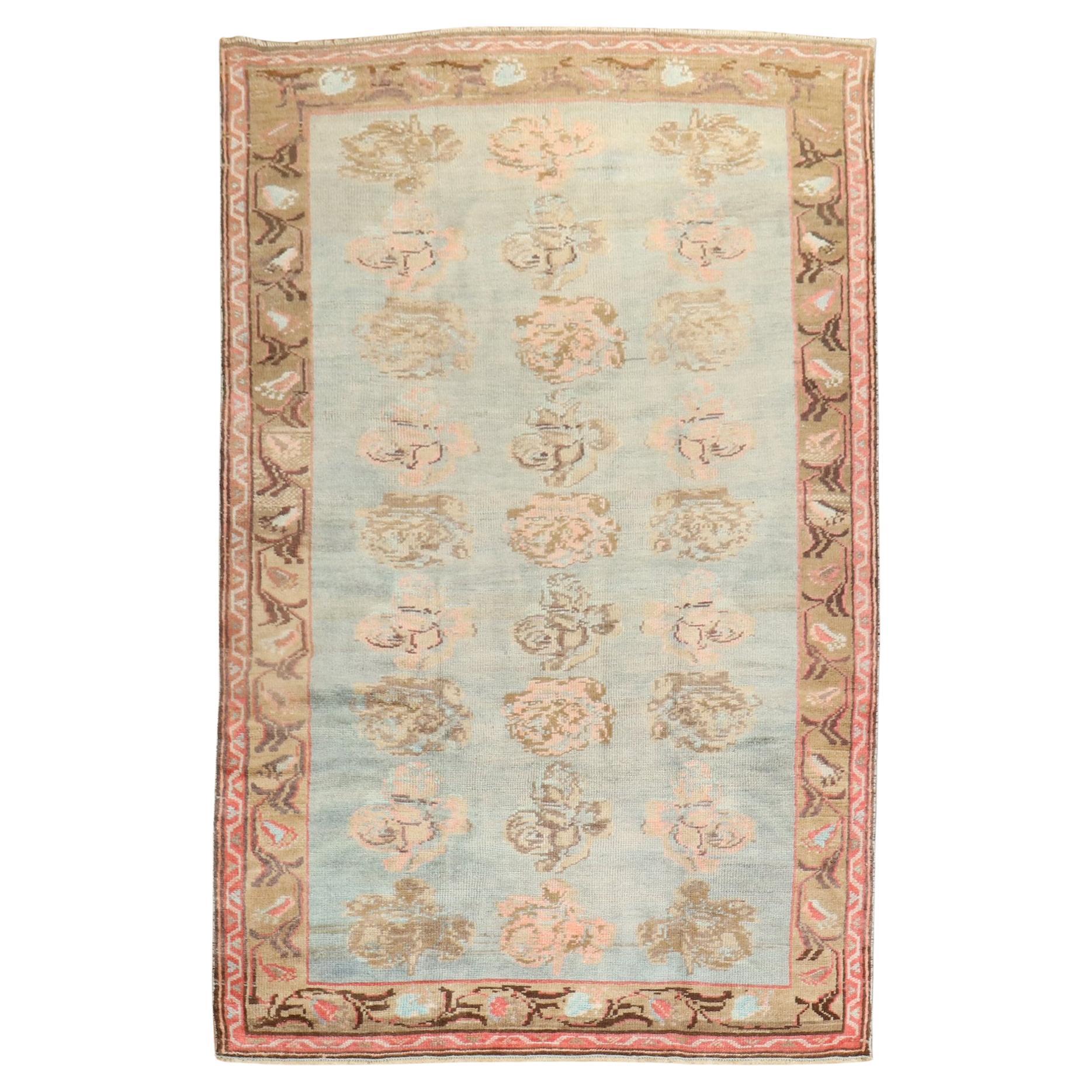Colección Zabihi Alfombra Konya Floral Turca Vintage