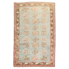 Colección Zabihi Alfombra Konya Floral Turca Vintage