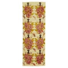 Tapis de couloir Konya à fleurs turques vintage de la collection Zabihi